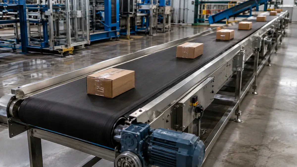 Belt conveyor custom untuk kebutuhan industri
