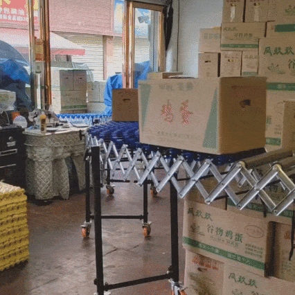 conveyor lipat fleksibel untuk loading dan unloading barang