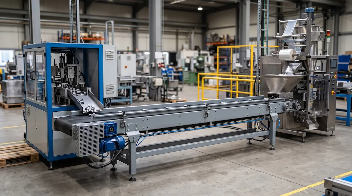Custom conveyor untuk lini produksi dan packaging